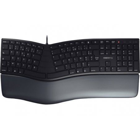 CHERRY KC 4500 ERGO keyboard USB AZERTY French Black