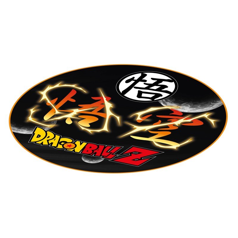Tapis de sol Gamer Subsonic compatible Dragon Ball Z (Noir/Orange)