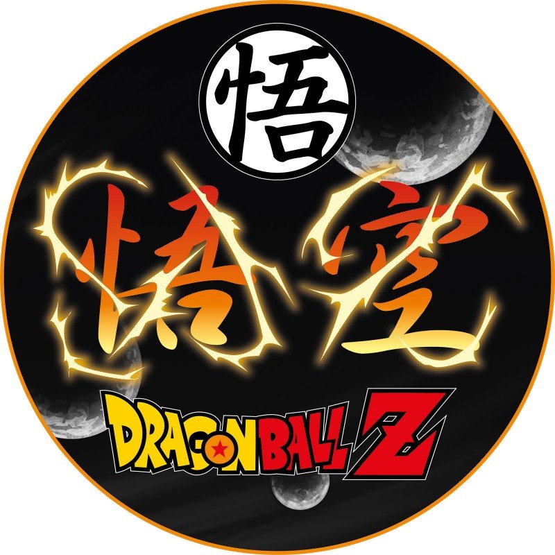 Tapis de sol Gamer Subsonic compatible Dragon Ball Z (Noir/Orange)