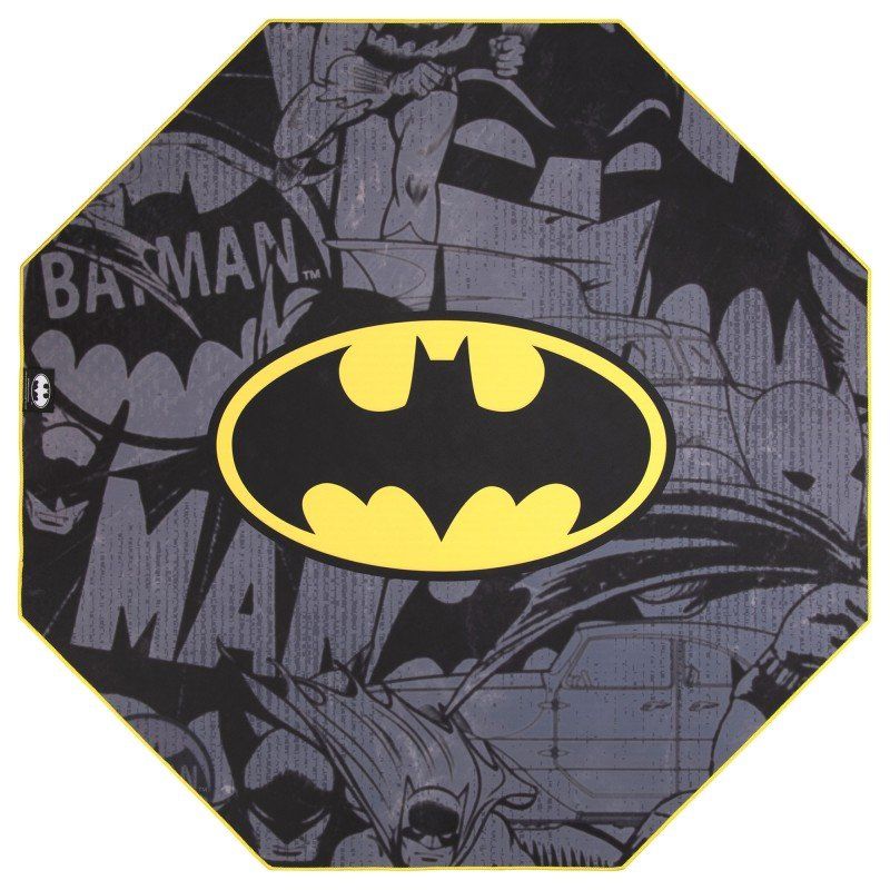 Tapis de sol Gamer Subsonic compatible Batman (Noir/Gris)