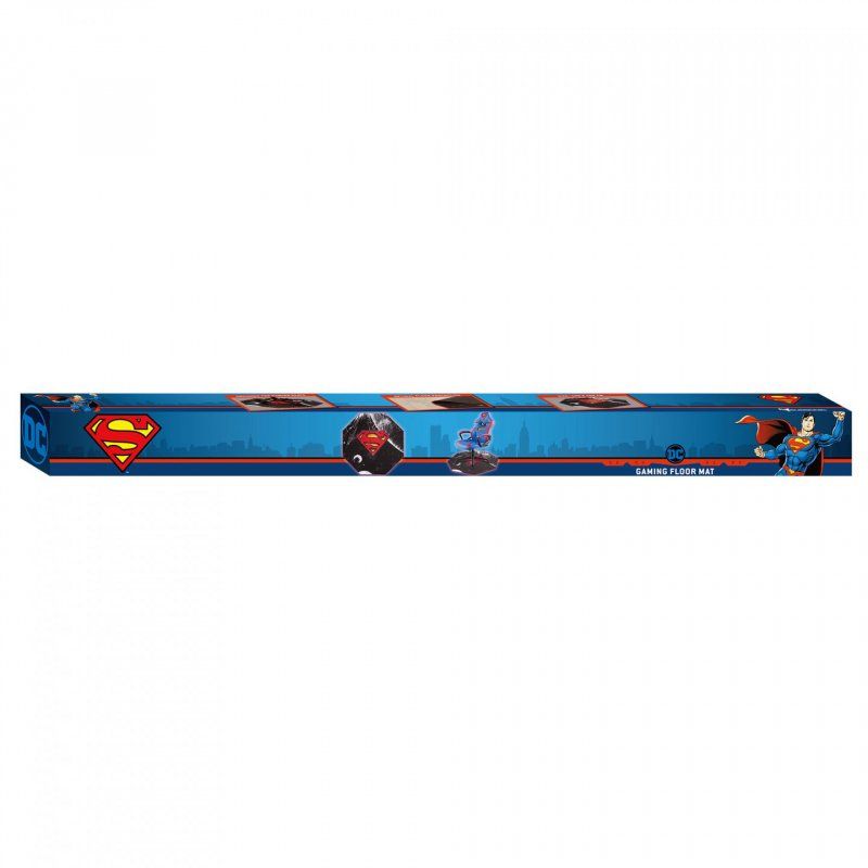 Tapis de sol Gamer Subsonic compatible Superman (Noir/Rouge)