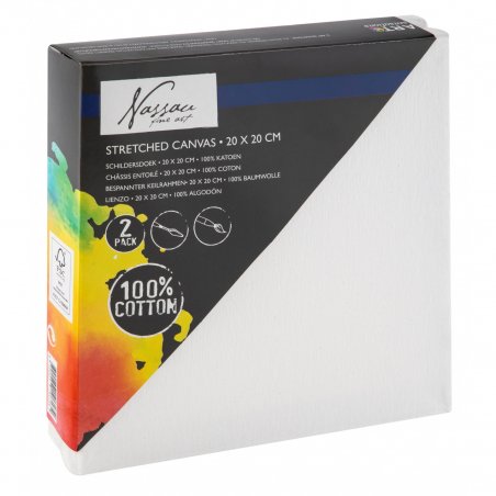 Nassau - Canvas 20x20cm (Packed by 2)  - (K-AR1000/GE)