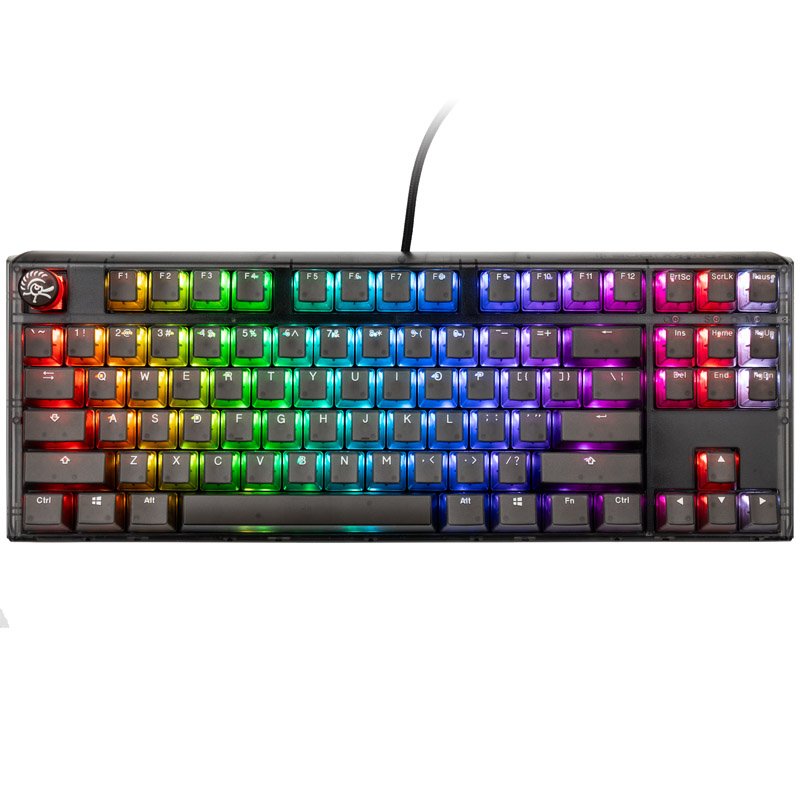 Ducky One 3 Aura Black TKL Gaming Tastatur, RGB LED - MX-Silent-Red (US)