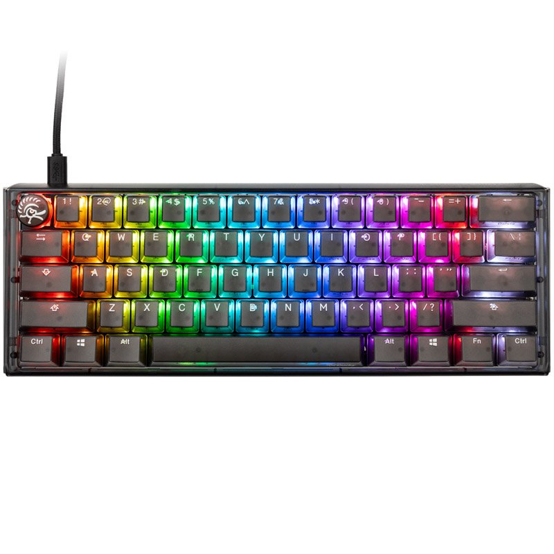 Ducky One 3 Aura Black Mini Gaming Tastatur, RGB LED - MX-Red (US)