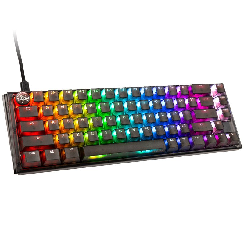 Ducky One 3 Aura Black SF Gaming Tastatur, RGB LED - MX-Red (US)