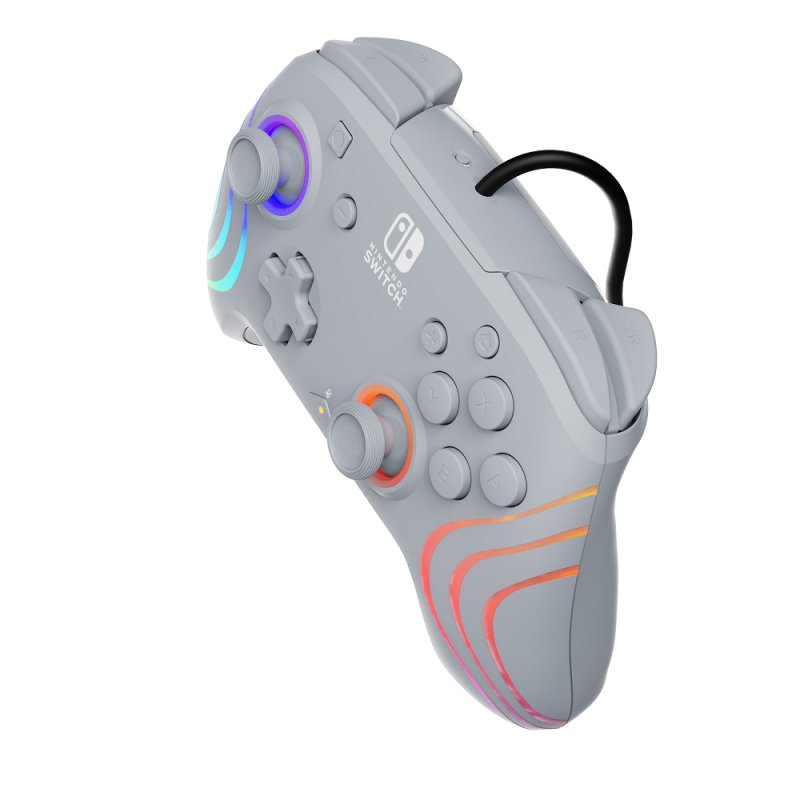 Official Switch Afterglow Wave Wired Controller - Grey