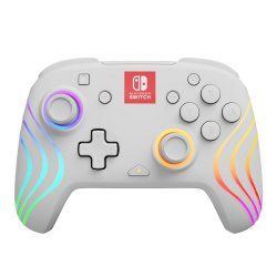 Official Afterglow Wave Wireless Controller Nintendo Switch - White