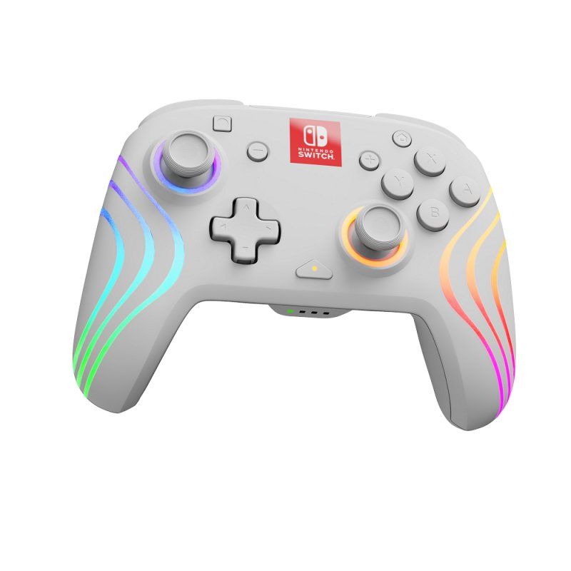 Official Afterglow Wave Wireless Controller Nintendo Switch - White