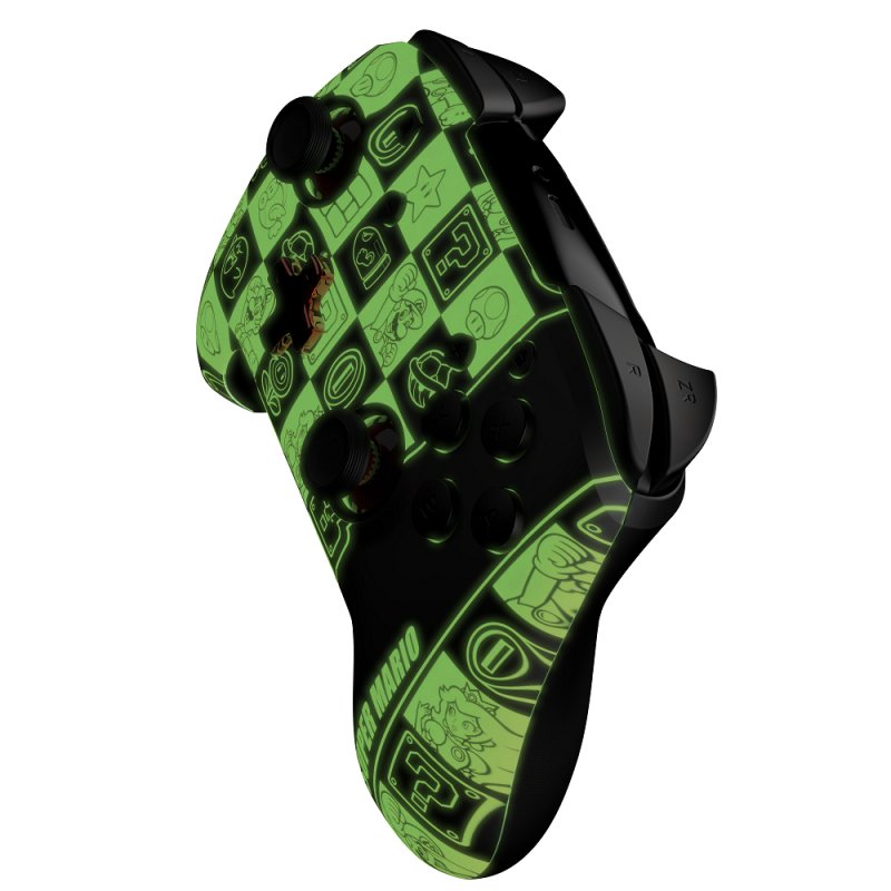 Official Wireless Deluxe Controller Nintendo Switch GLOW - Super Icons