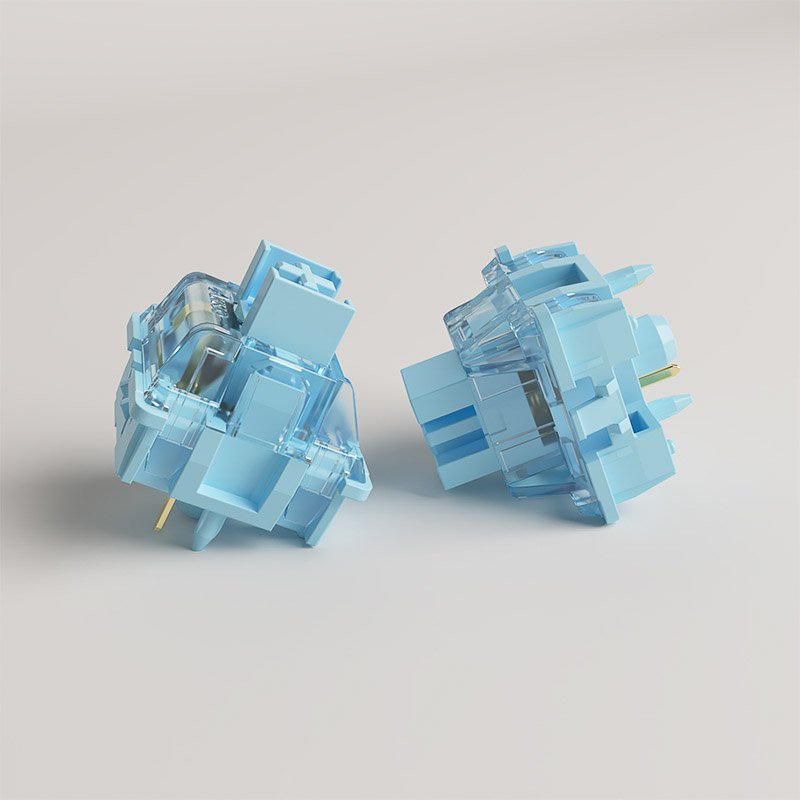 AKKO V3 Pro Cream Blue Switches, mechanisch, 5-Pin, taktil, MX-Stem, 45g - 45 Stück