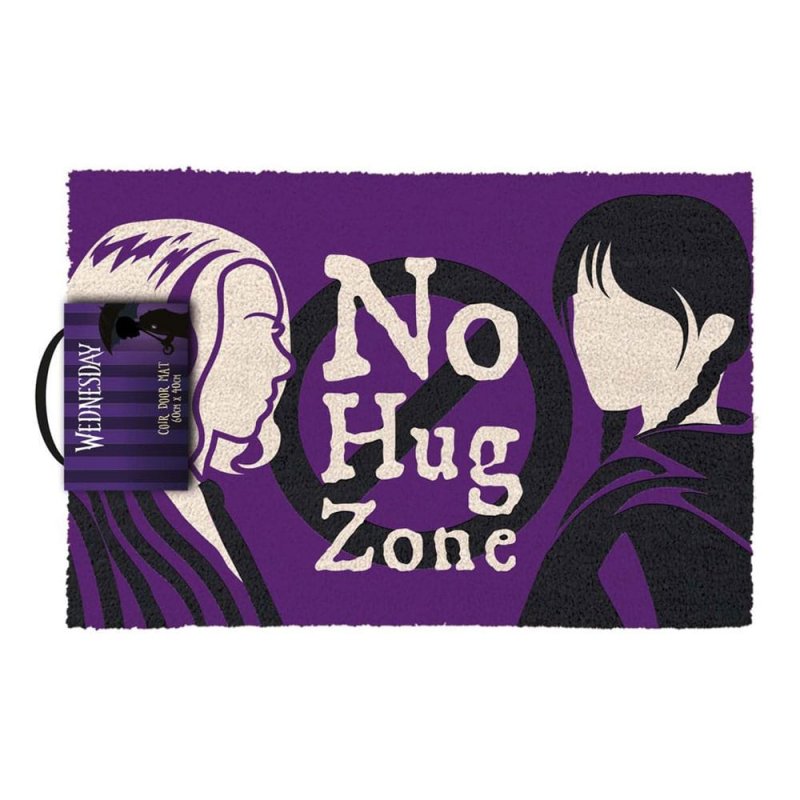 Wednesday paillasson No Hug Zone 40 x 60 cm
