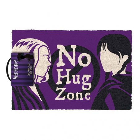 Wednesday paillasson No Hug Zone 40 x 60 cm