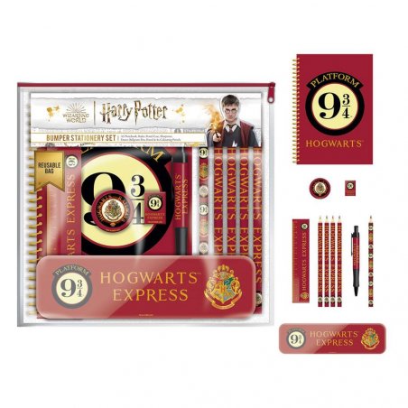 Harry Potter set papeterie 11 pièces Voie 9¾