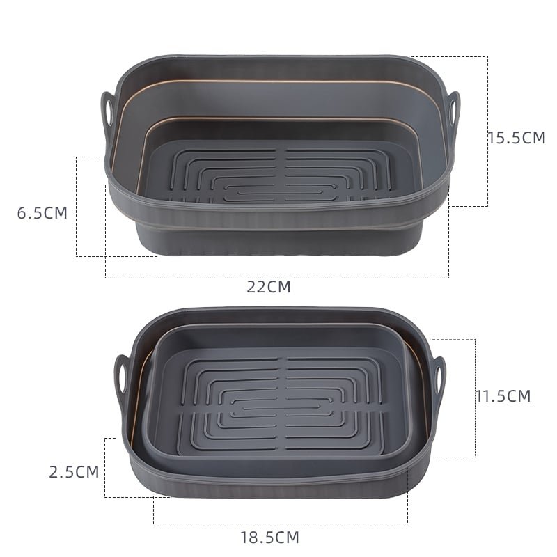 Scandinavian Collection - Airfryer silicone moulds, rectangular