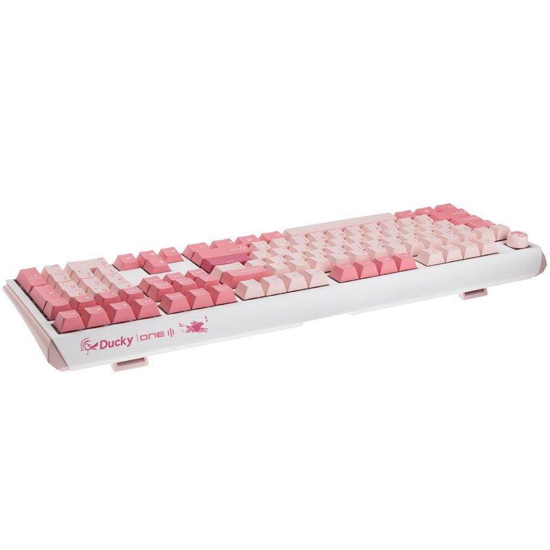 Ducky One 3 Gossamer Pink Gaming Tastatur - MX-Black Clear Top (US)