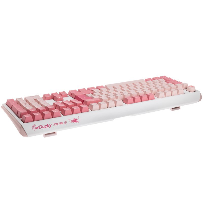 Ducky One 3 Gossamer Pink Gaming Tastatur - MX-Silent-Red
