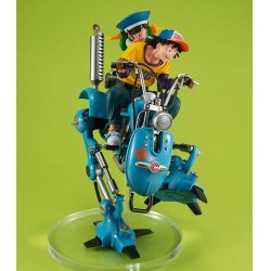Dragonball Z Desktop Real McCoy EX diorama PVC Son Goku & Son Gohan & Robot with two legs 20 cm
