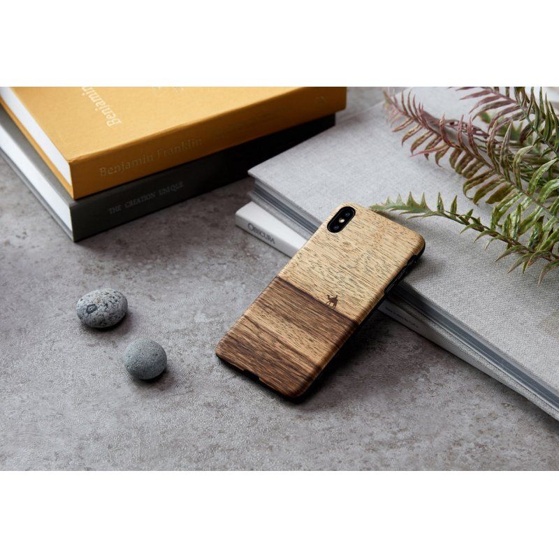 MAN&WOOD SmartPhone case iPhone XS Max terra black