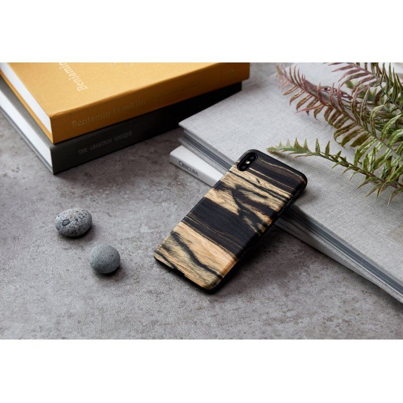 MAN&WOOD SmartPhone case iPhone XS Max white ebony black