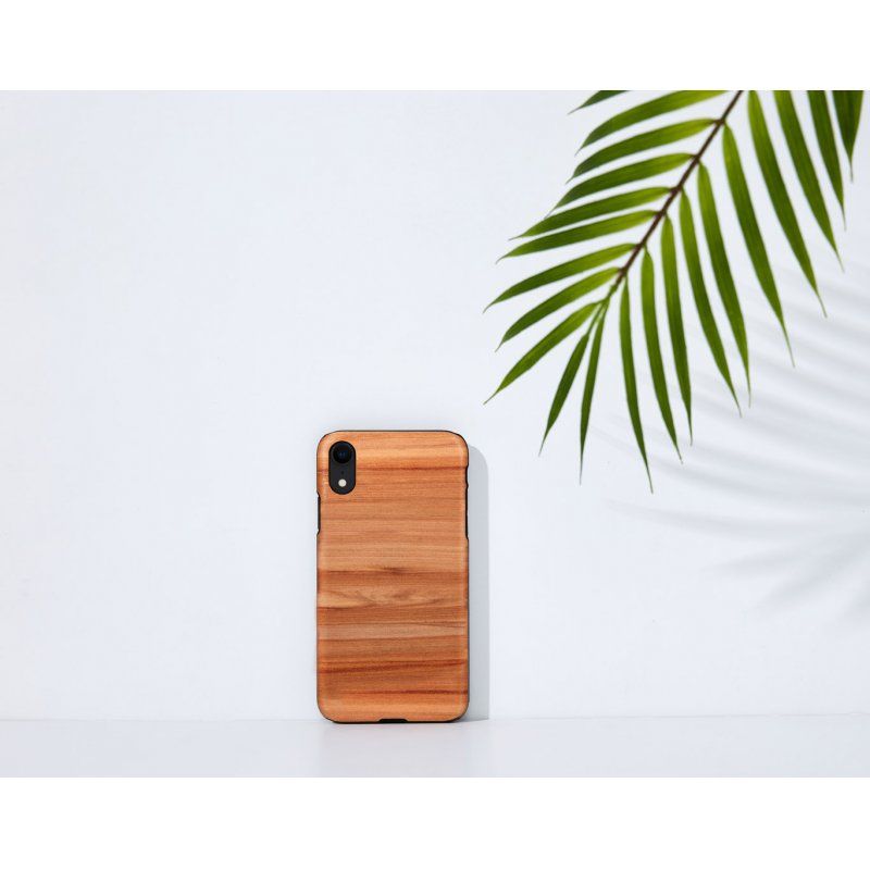 MAN&WOOD SmartPhone case iPhone XR cappuccino black