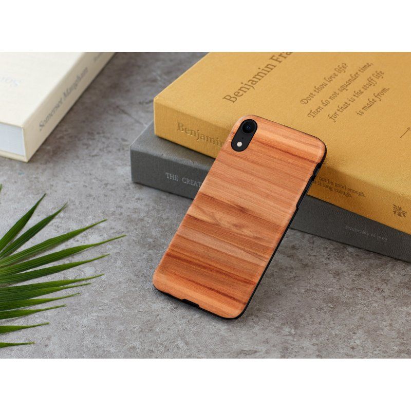 MAN&WOOD SmartPhone case iPhone XR cappuccino black