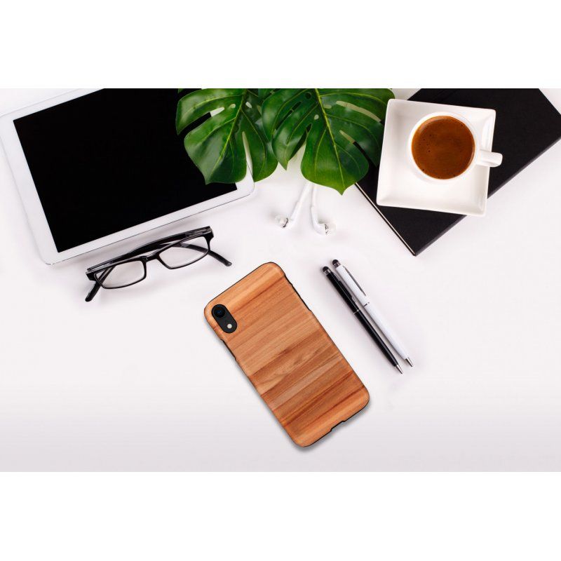 MAN&WOOD SmartPhone case iPhone XR cappuccino black