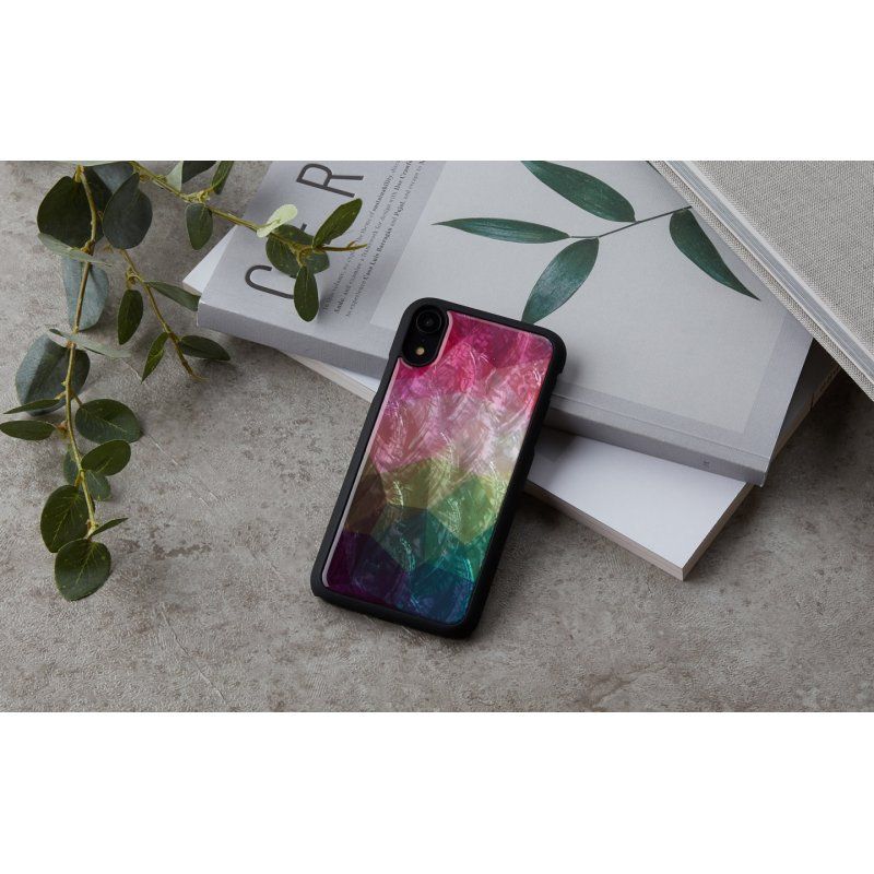 iKins SmartPhone case iPhone XR water flower black