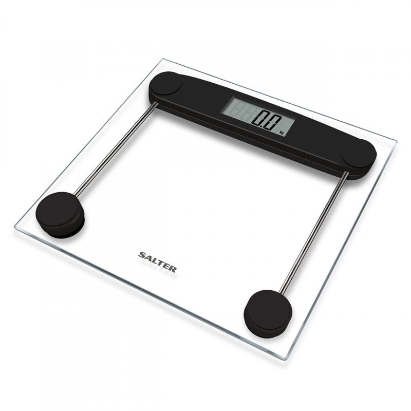 Salter 9208 BK3R Compact Glass Electronic Bathroom Scale