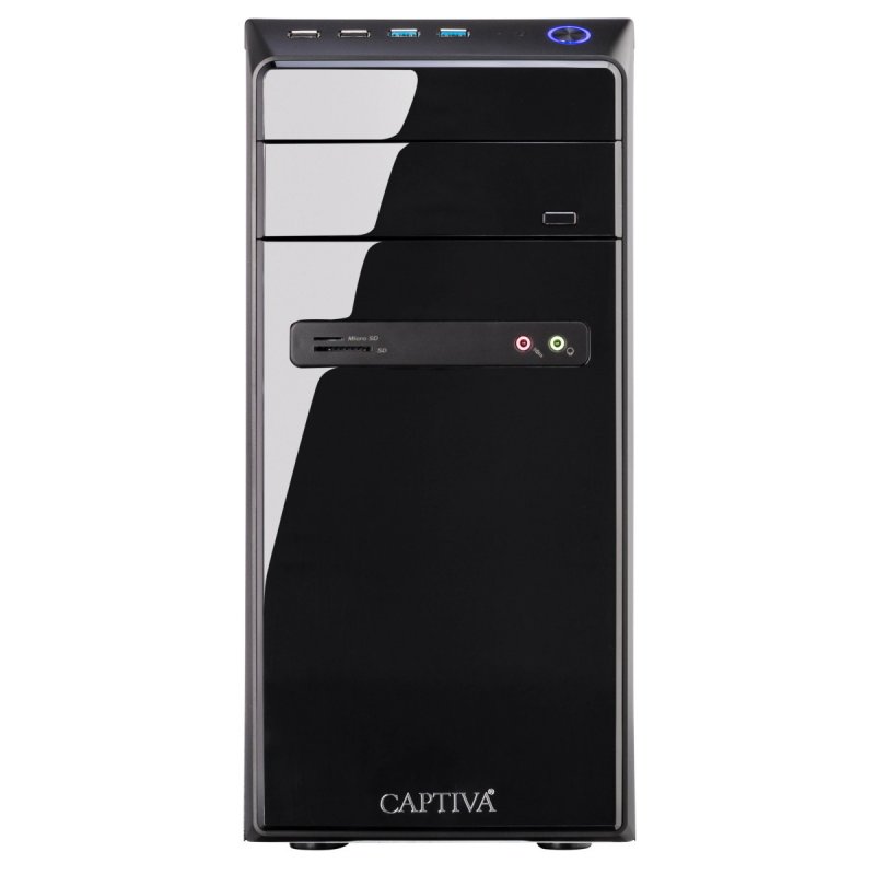 Captiva Power Starter R64-121 AMD Ryzen 5 5600G, 16GB RAM, 500GB SSD, Radeon Grafik, A520, DOS