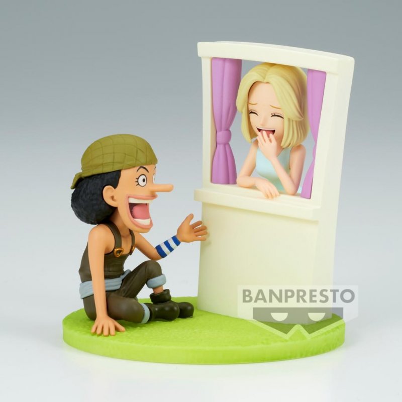 One Piece WCF - Log Stories - Usopp & Kaya Statue 7cm