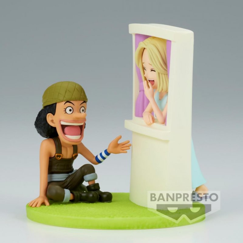 One Piece WCF - Log Stories - Usopp & Kaya Statue 7cm