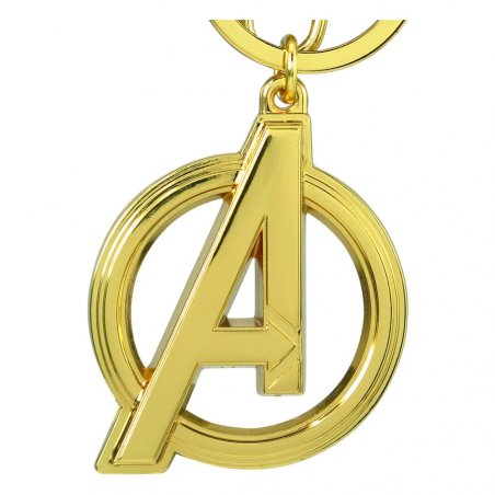 Marvel porte-clés métal Avengers Classic A Logo Gold Colored