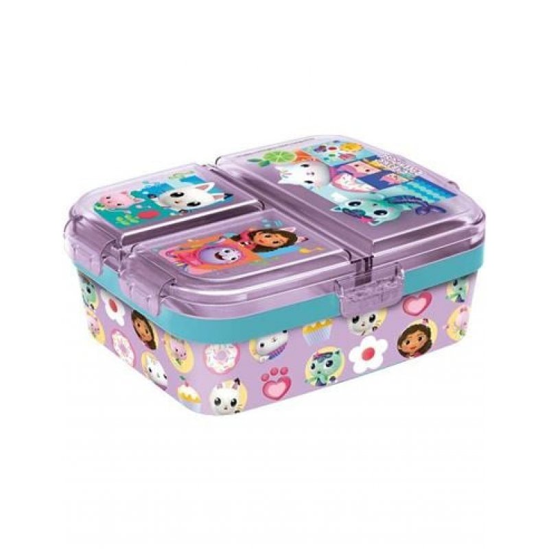 Euromic - Multi Compartment Sandwich Box - Gabby's Dollhouse (088808735-21220)