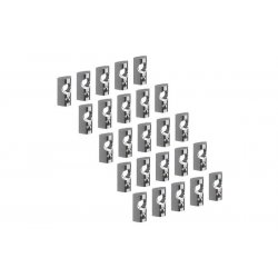 PFA 9149 T-SLOT NUTS 25 PIECES BLACK