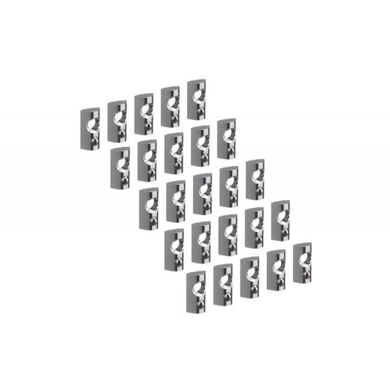 PFA 9149 T-SLOT NUTS 25 PIECES BLACK