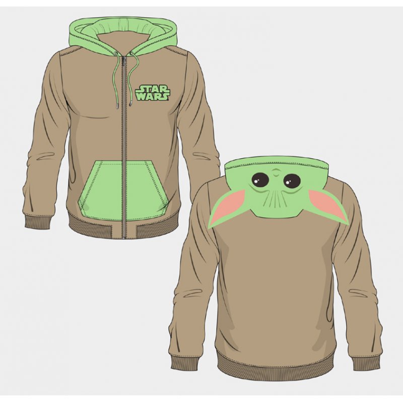 GROGU - Pull à Capuche Novelty (S)