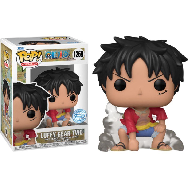 ONE PIECE - POP Animation N° 1269 - Luffy Gear Two Avec Chase