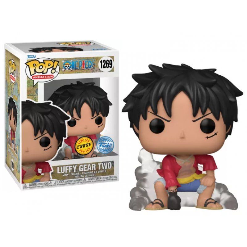 ONE PIECE - POP Animation N° 1269 - Luffy Gear Two Avec Chase