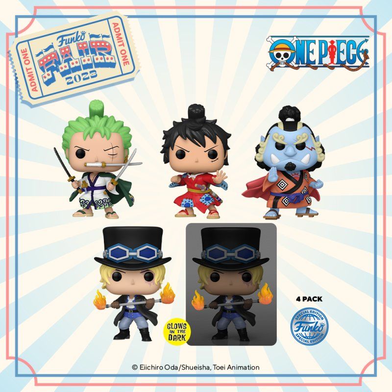 ONE PIECE - POP Animation N° 04 - S4 4pk (GW)