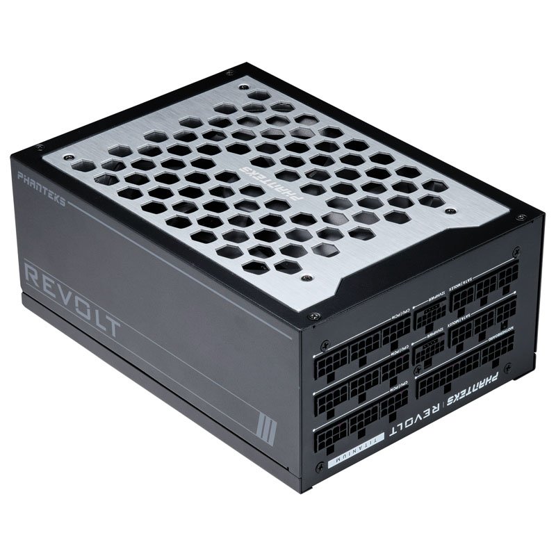 Phanteks Revolt 1600W Titanium, ATX 3.0, PCIe 5.0, vollmodular - 1600 Watt, schwarz