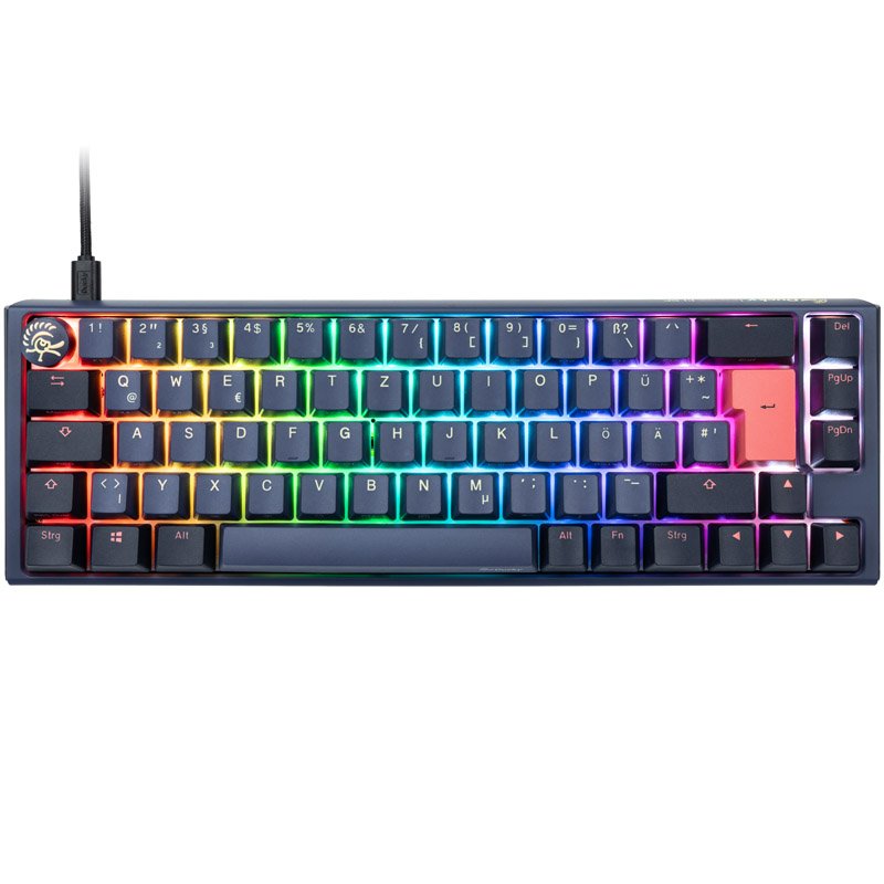 Ducky One 3 Cosmic Blue SF Gaming Tastatur, RGB LED - MX-Red