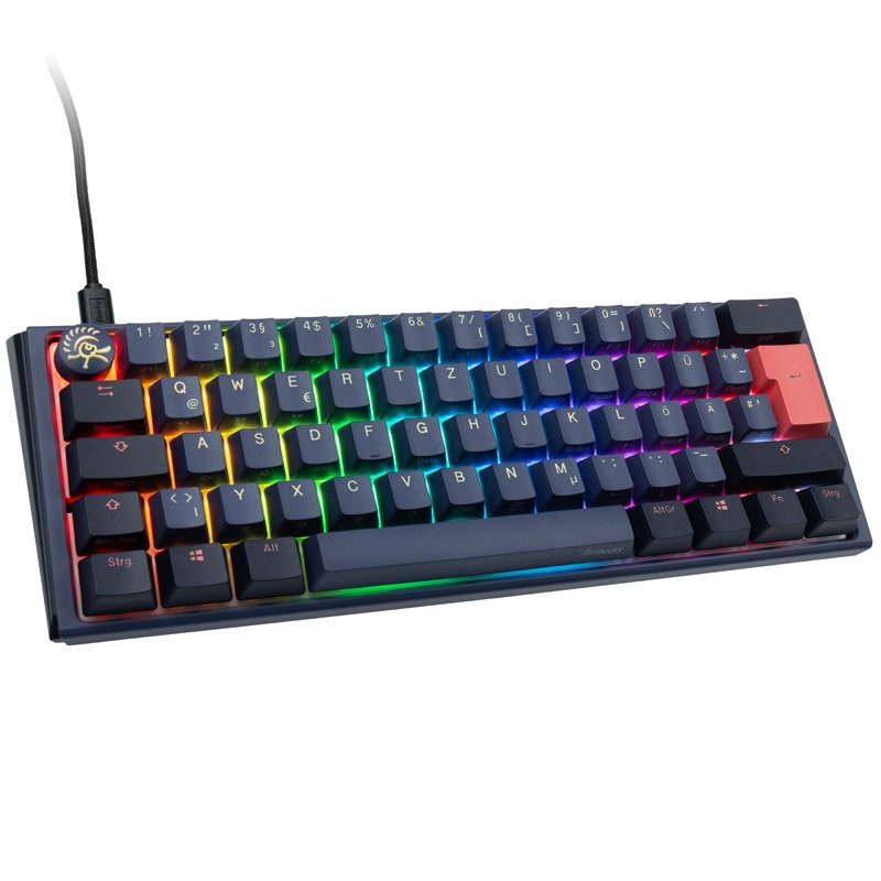 Ducky One 3 Cosmic Blue Mini Gaming Tastatur, RGB LED - MX-Brown