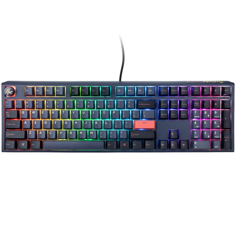 Ducky One 3 Cosmic Blue Gaming Tastatur, RGB LED - MX-Red (US)