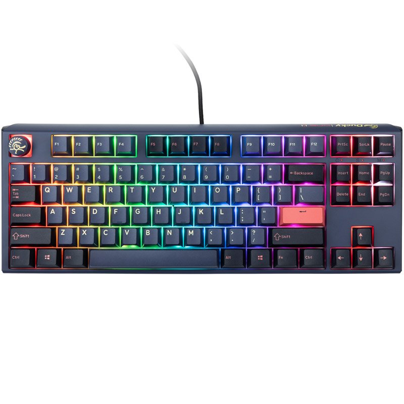 Ducky One 3 Cosmic Blue TKL Gaming Tastatur, RGB LED - MX-Blue (US)
