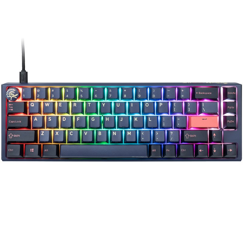 Ducky One 3 Cosmic Blue SF Gaming Tastatur, RGB LED - MX-Red (US)