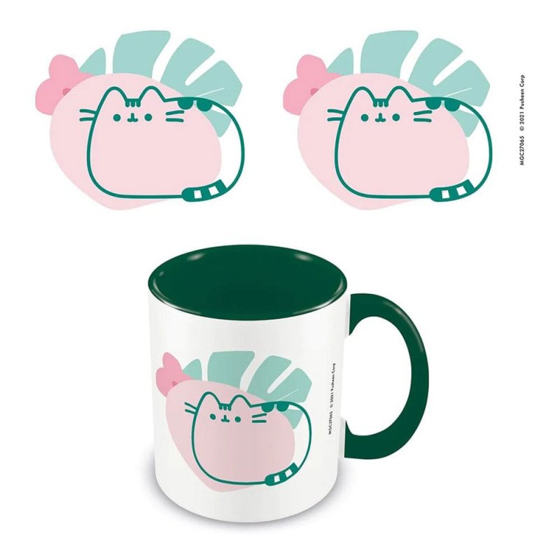 Pusheen mug Tropical Green