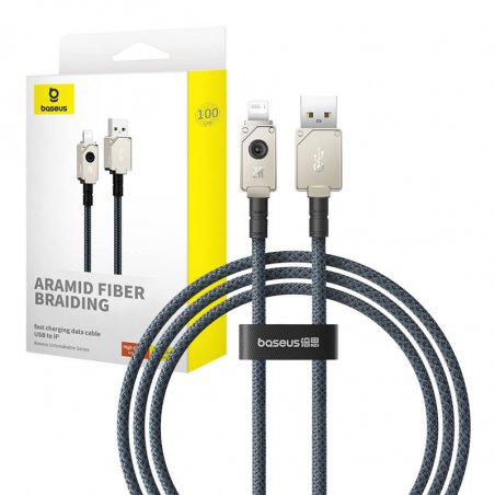 Fast Charging Cable Baseus 2.4A 1M (White)