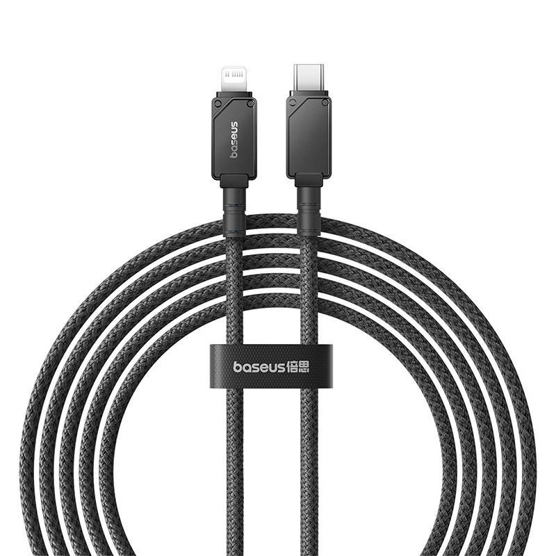 Fast Charging Cable Baseus  USB-C to IP 20A 2M (Black)
