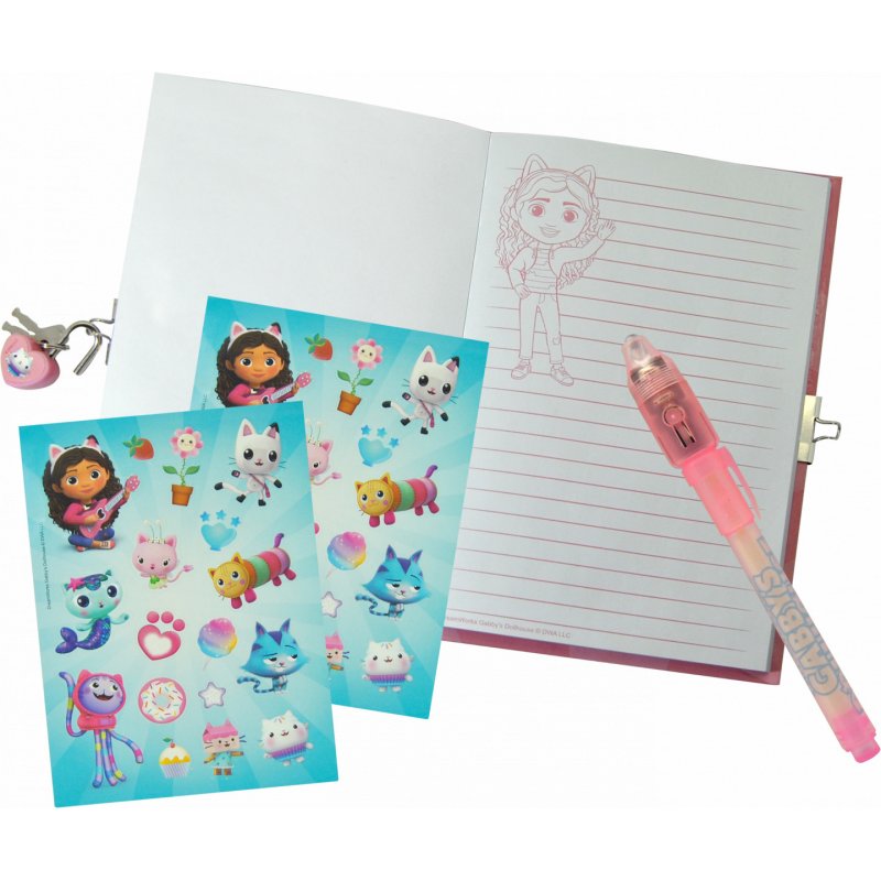 Gabbys Dollhouse - Diary w/magic ink pen (033704480)
