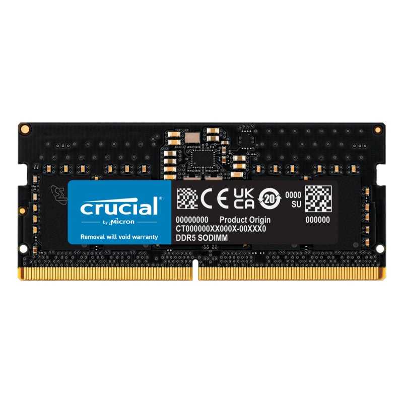 Crucial 16GB Kit (2x8GB) DDR5-5600 CL46 SO-DIMM Arbeitsspeicher